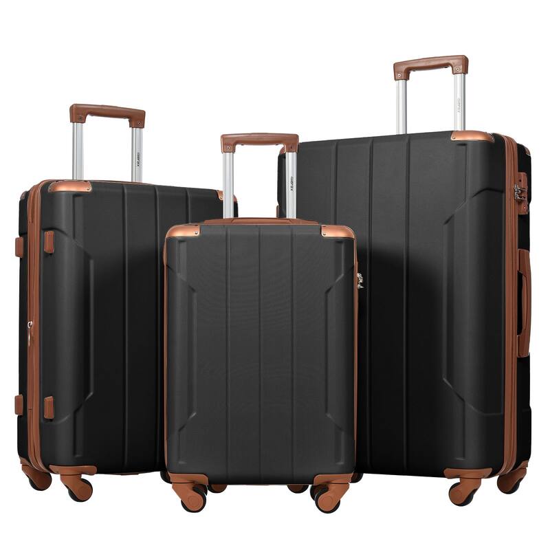 Suitcase Set Hardshell 3Piece Luggage Set Carry On Hardside Luggage